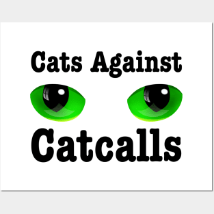 Cats Against Catcalls - Feminist Gift Idea Posters and Art